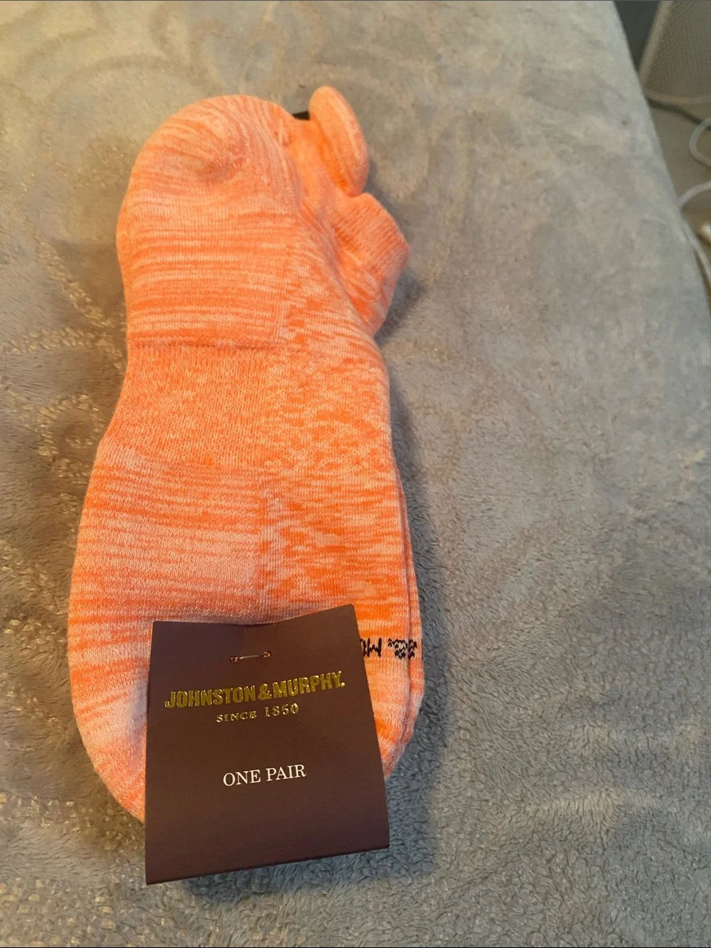 Johnston & Murphy coral no show socks